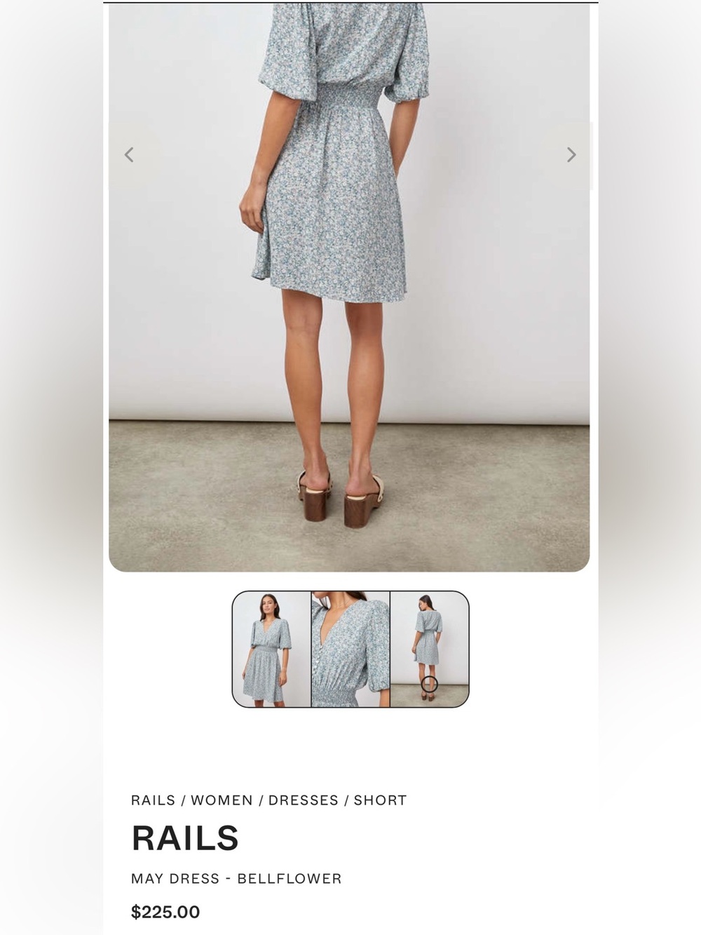 Rails May Dress - Bellflower - Picture 4 of 8